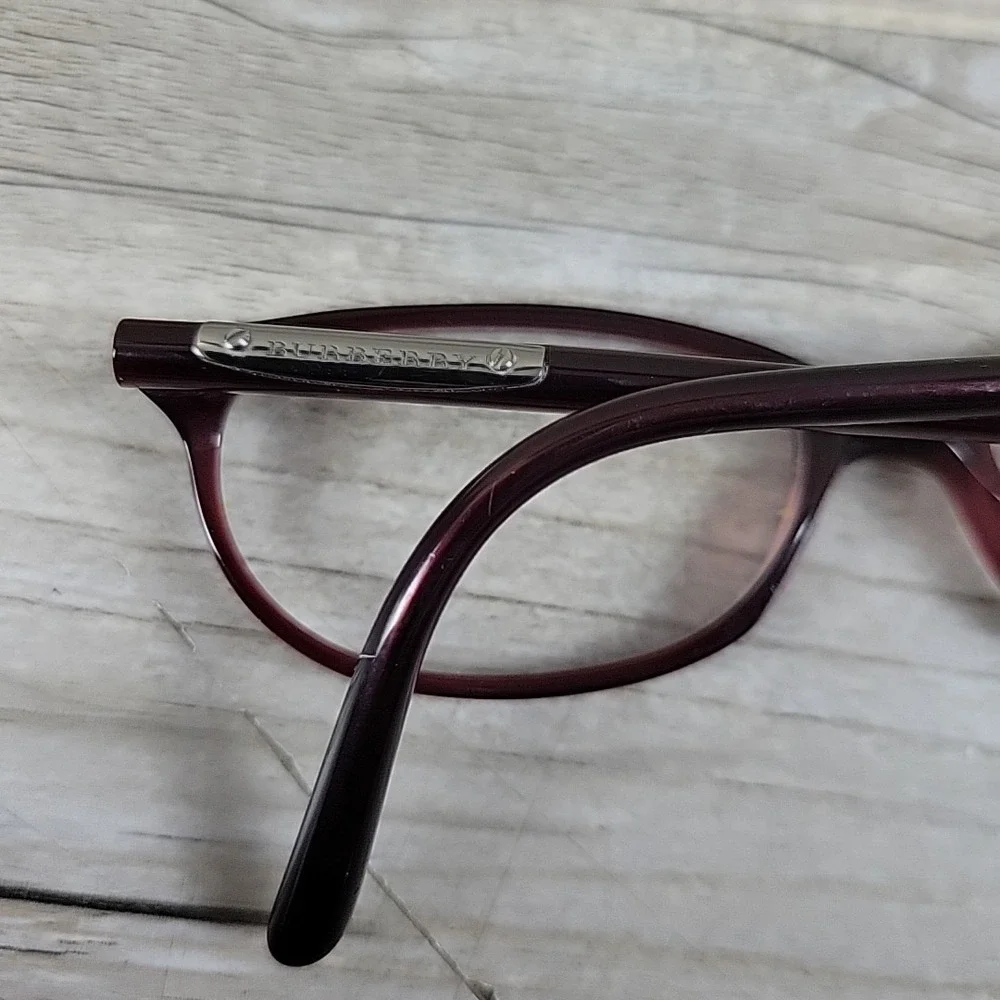 Burberry Eyeglasses B 2097 3014 Frames Only 50-15-135 Oval Red‎ Italy